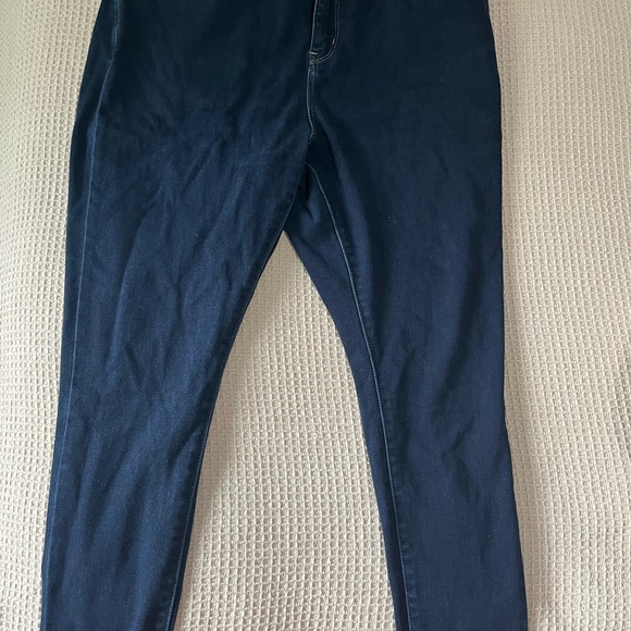 Levi's 720 high rise super skinny Women's Dark Blue Straight Leg Jeans 16 w - Picture 5 of 9